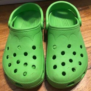 Green Crocs